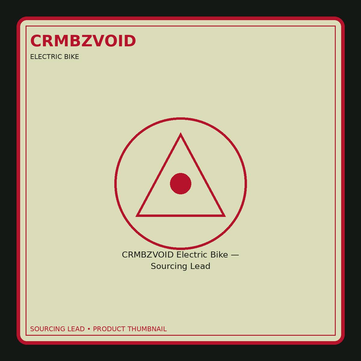 CRMBZVOID electric bike