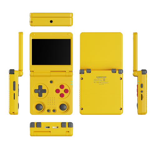 ANBERNIC RG 34XXSP yellow — official product thumbnail