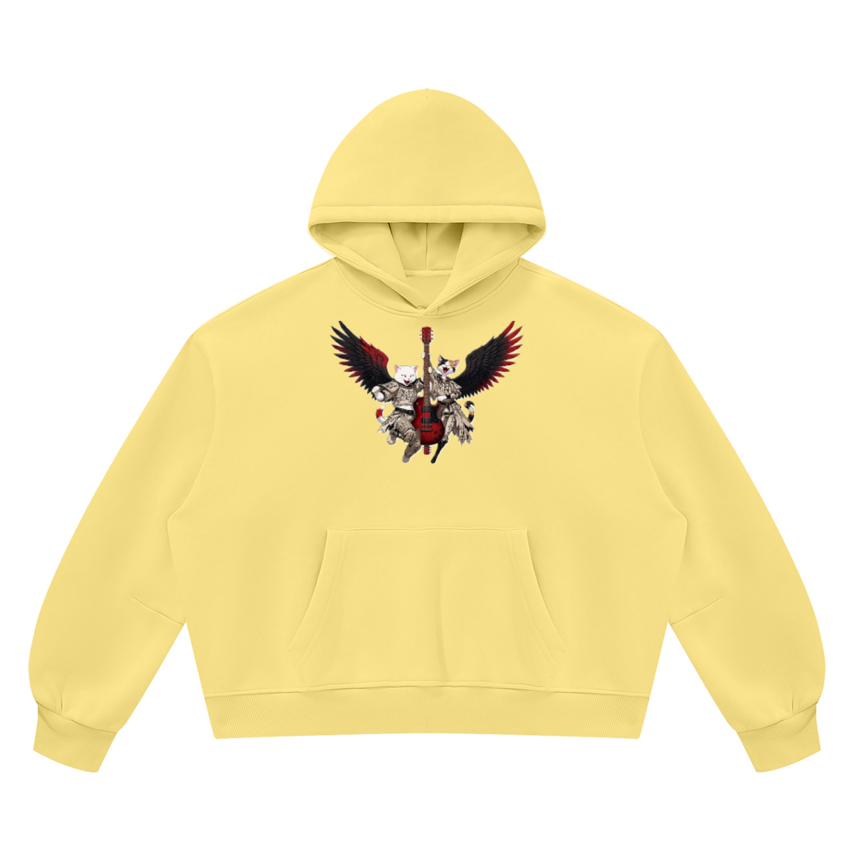 Unisex Vintage Wash Boxy Fleece Hoodie