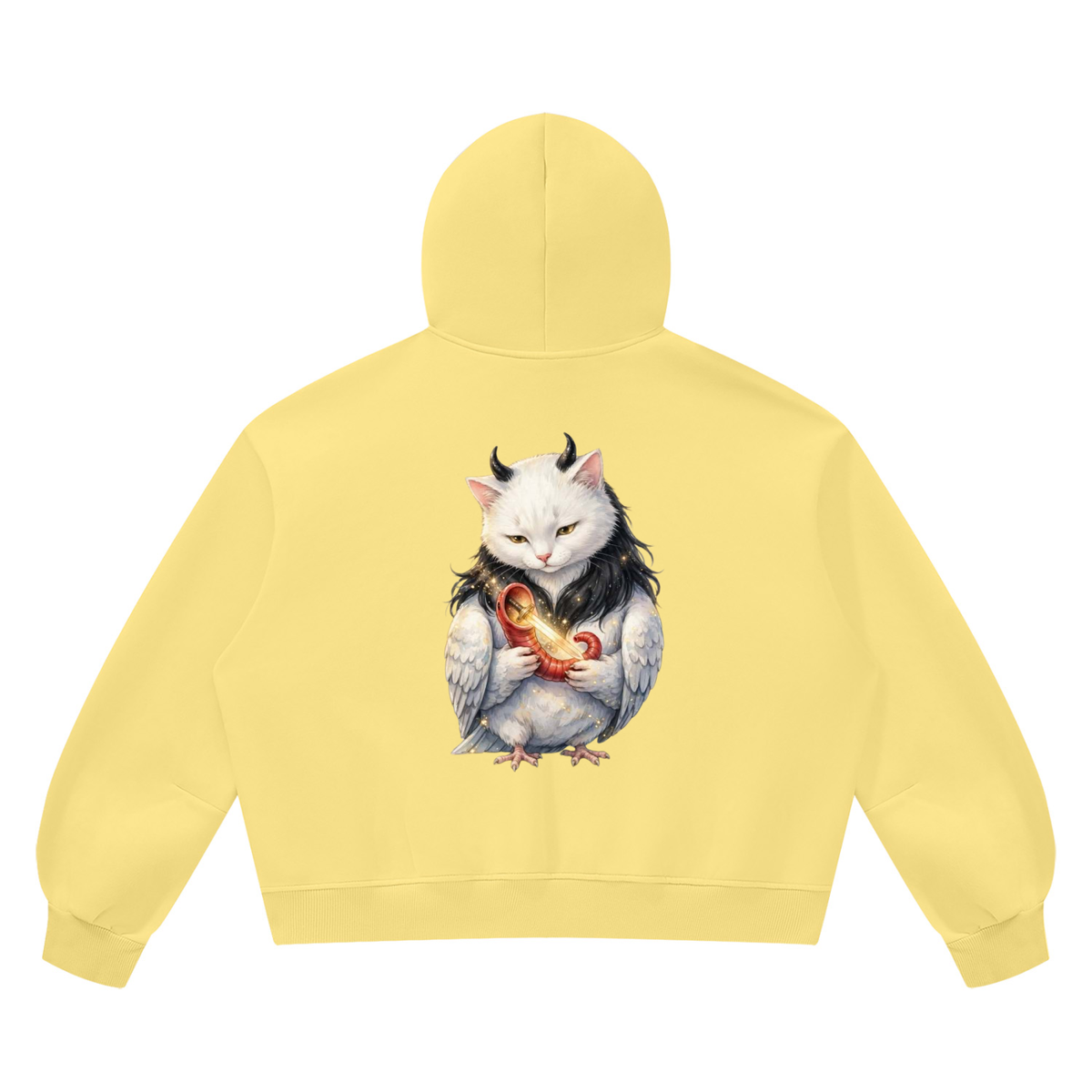 Unisex Vintage Wash Boxy Fleece Hoodie