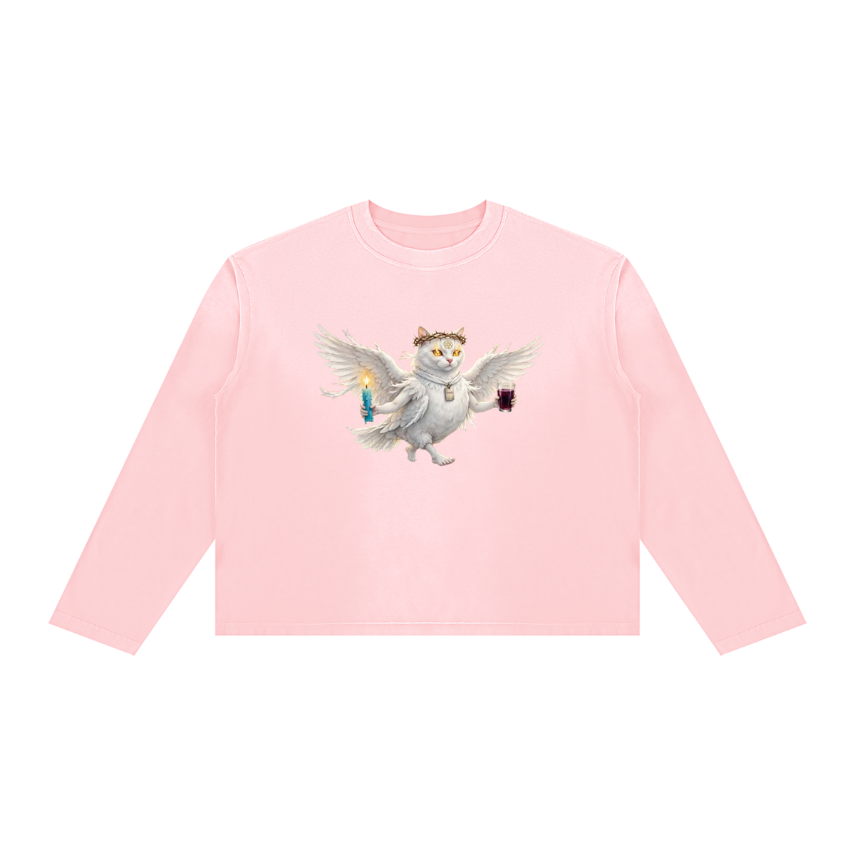 Unisex Sunfade Boxy Long Sleeve T-Shirt