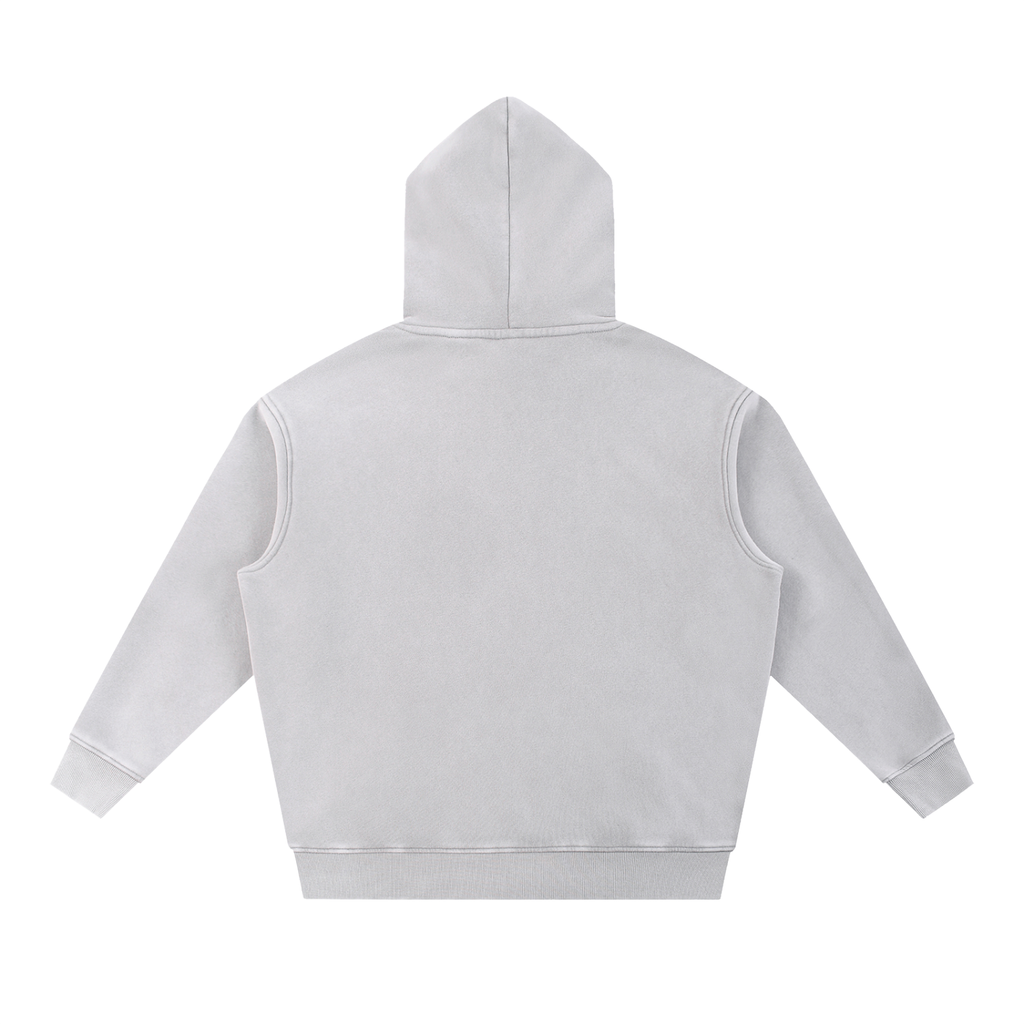 CRMB 002 Snow-Washed Oversized Fleece Hoodie — Brain Cancer Awareness
