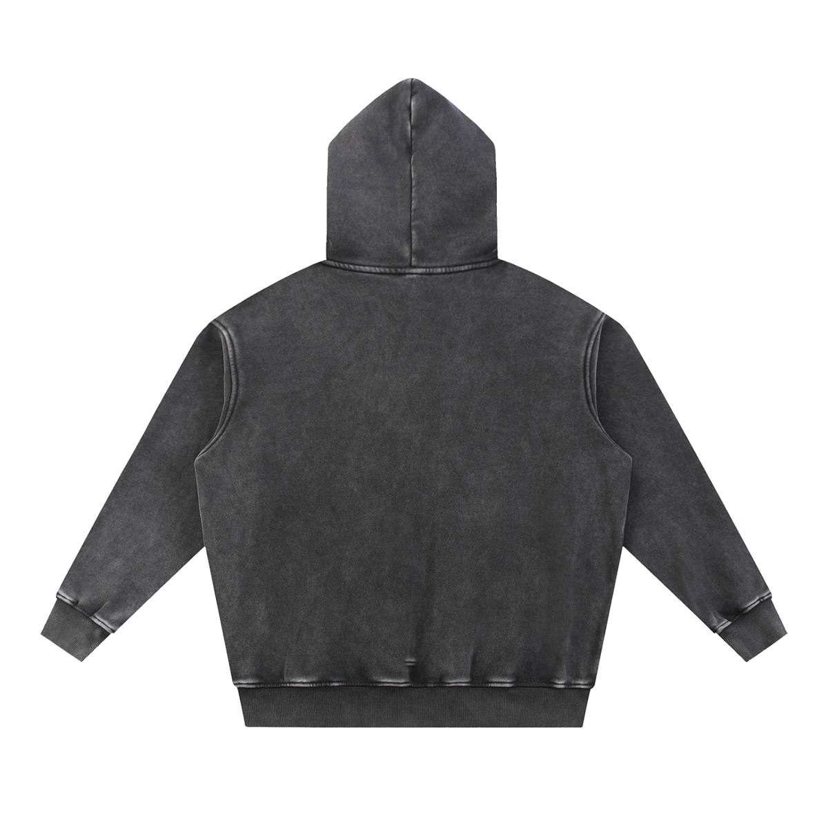 CRMB 002 Snow-Washed Oversized Fleece Hoodie — Brain Cancer Awareness