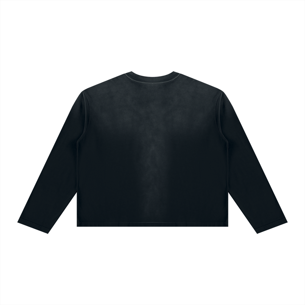 Unisex Sunfade Boxy Long Sleeve T-Shirt