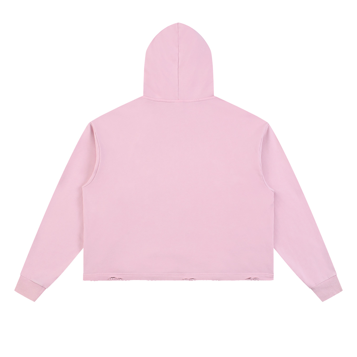 CRMB HOODIE 003 — Sun-Faded Hand-Frayed Inkprint Hoodie — BRAIN CANCER AWARENESS