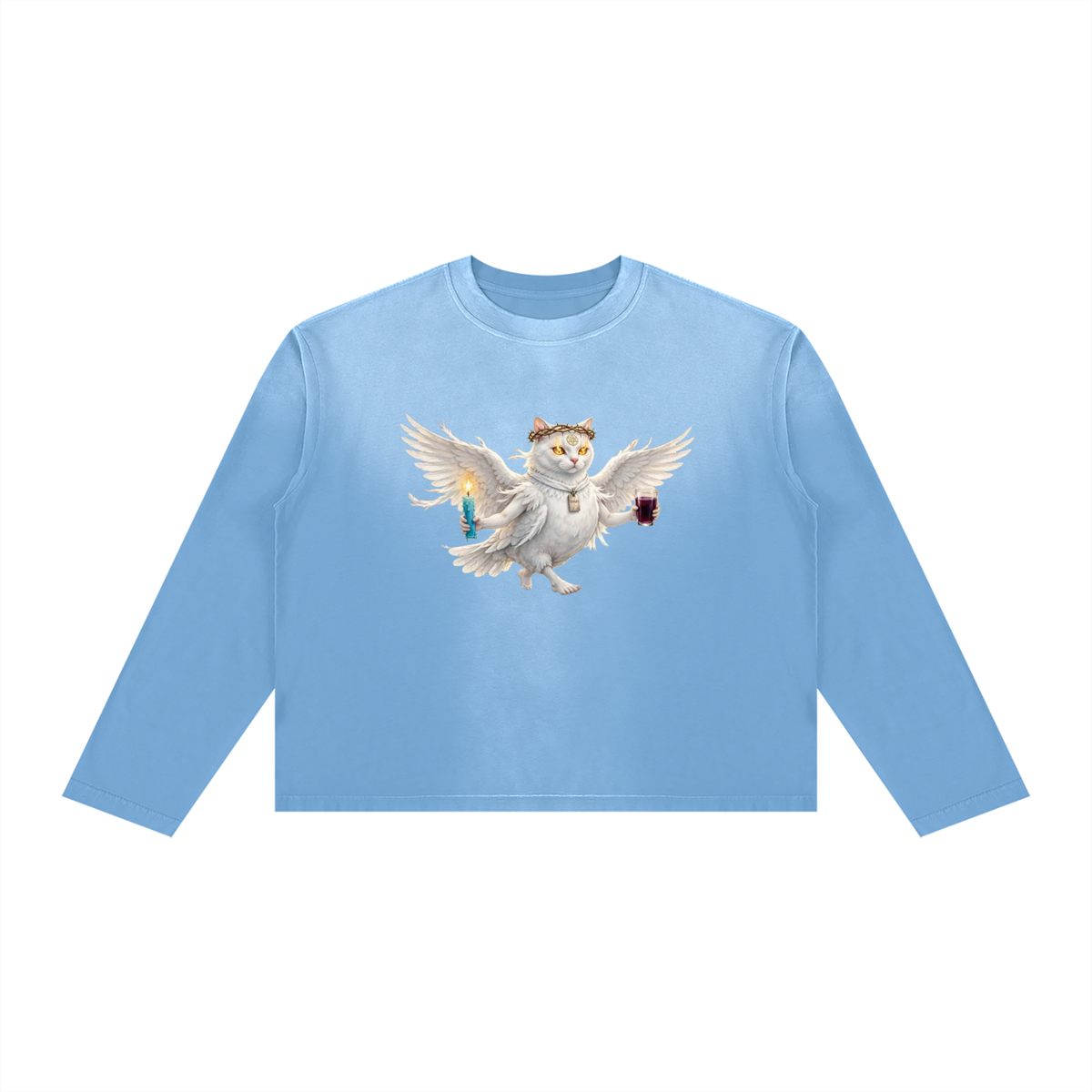 Unisex Sunfade Boxy Long Sleeve T-Shirt