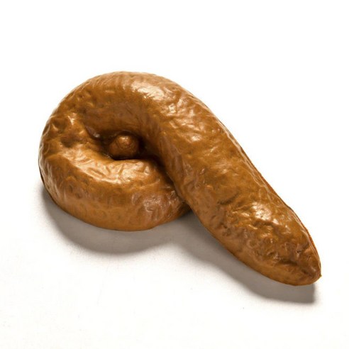 Realistic brown fake poop novelty prank prop